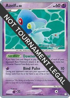 Azelf LV.50 (4/123) (Happy Luck - Mychael Bryan) [World Championships 2010]-1