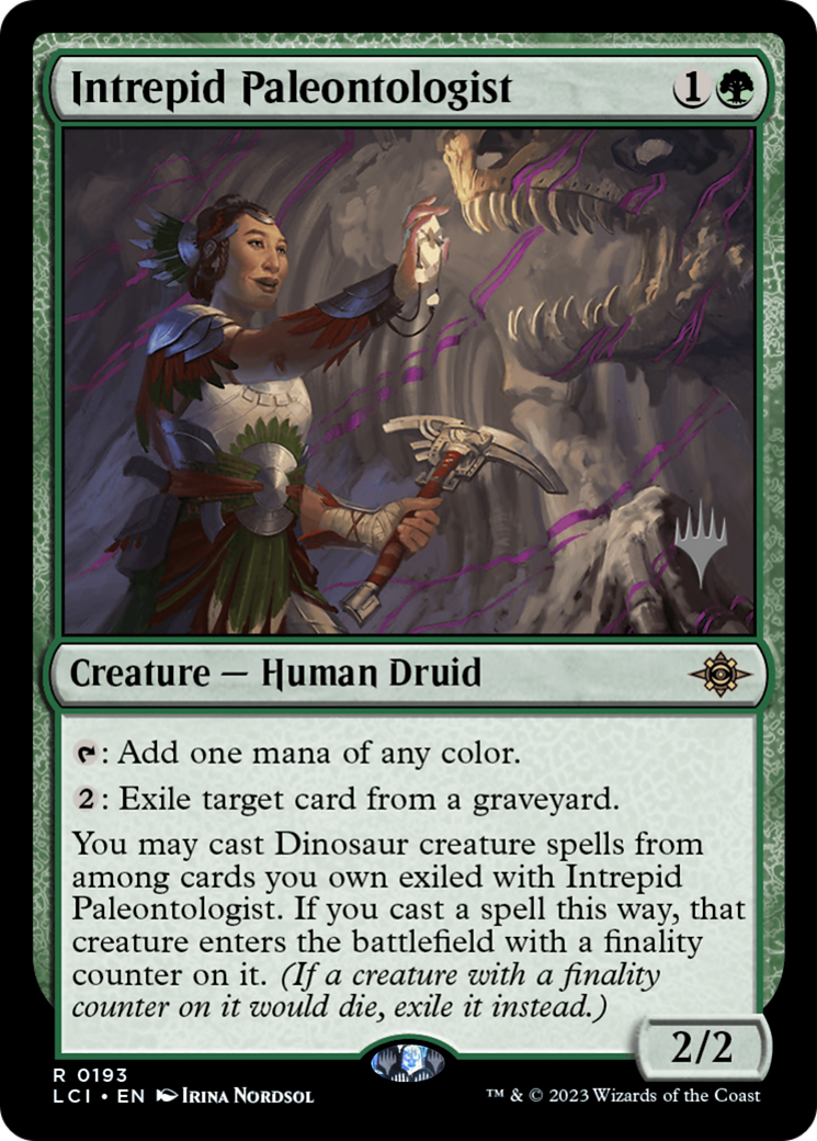 Intrepid Paleontologist (Promo Pack) [The Lost Caverns of Ixalan Promos]-1