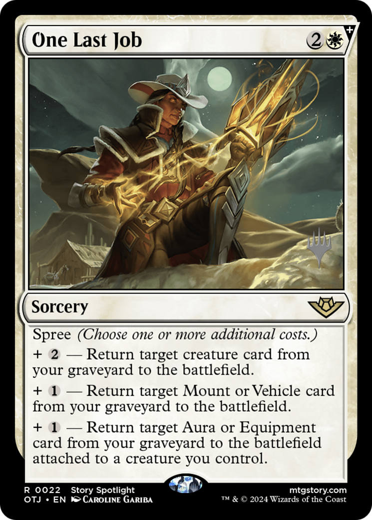 One Last Job (Promo Pack) [Outlaws of Thunder Junction Promos]-1