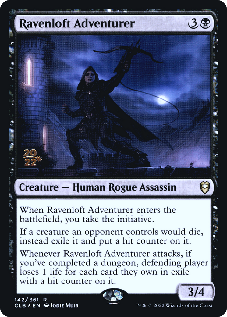 Ravenloft Adventurer [Commander Legends: Battle for Baldur's Gate Prerelease Promos]-1