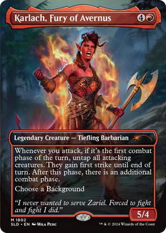 Karlach, Fury of Avernus (SLD-1802) - Secret Lair Drop (Borderless) Foil-1
