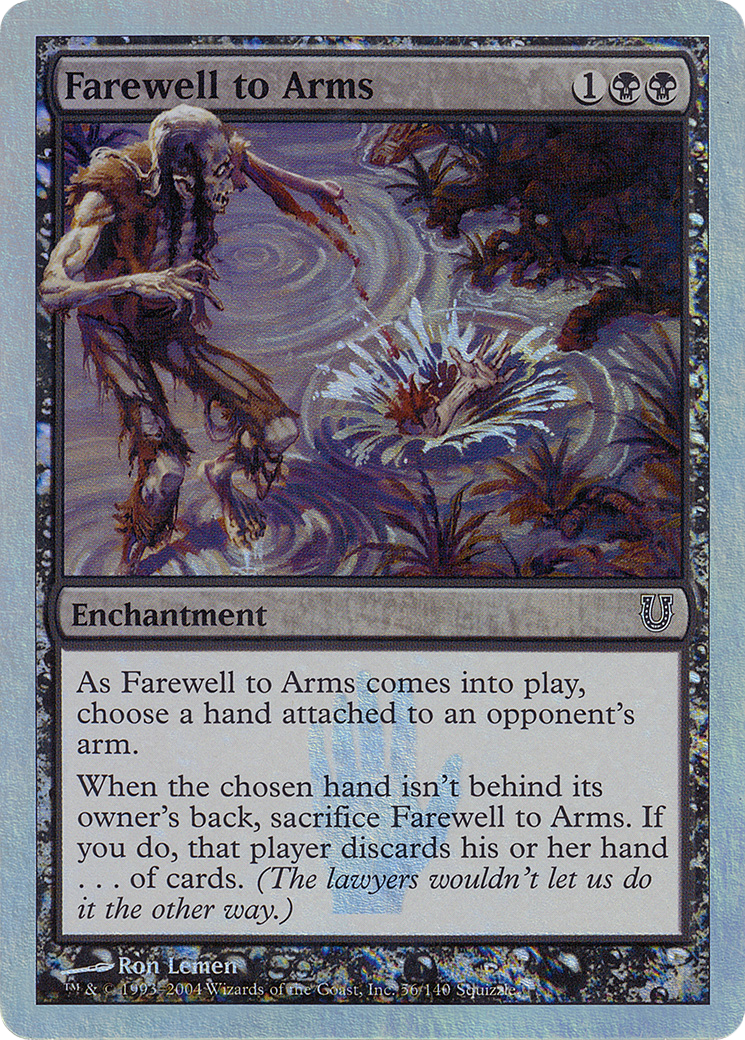 Farewell to Arms (Alternate Foil) [Unhinged]-1