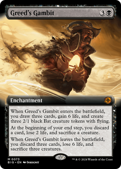Greed's Gambit (Extended Art) [Outlaws of Thunder Junction: The Big Score]-1