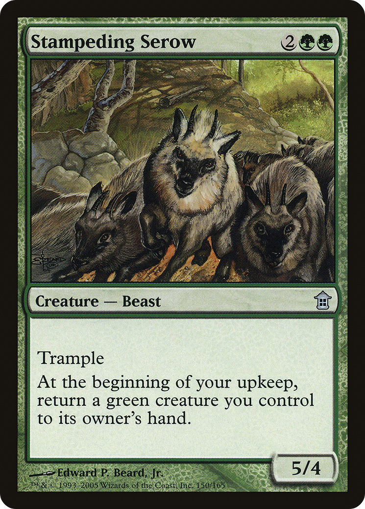 Stampeding Serow [Saviors of Kamigawa]-1