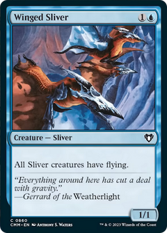 Winged Sliver [Commander Masters]-1