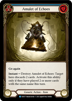 Amulet of Echoes [EVR177] (Everfest)  1st Edition Normal-2