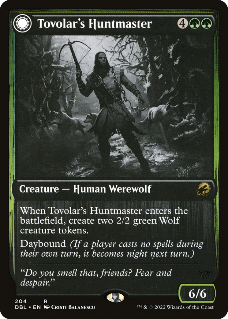 Tovolar's Huntmaster // Tovolar's Packleader [Innistrad: Double Feature]-3