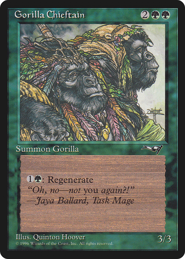 Gorilla Chieftain (Four Gorilla Art) [Alliances]-1