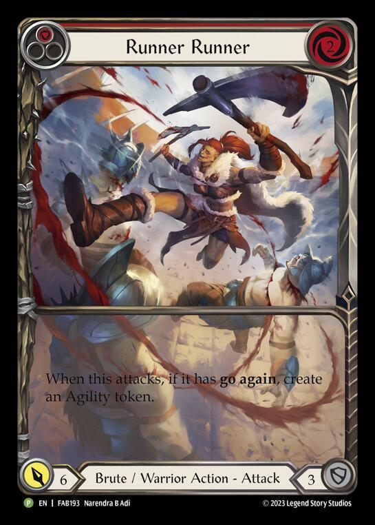 Runner Runner [FAB193] (Promo)  Rainbow Foil-1