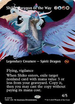 Shiko, Paragon of the Way (Borderless) [Tarkir: Dragonstorm]-1