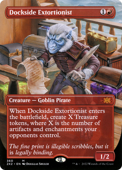 Dockside Extortionist (Borderless Alternate Art) [Double Masters 2022]-1