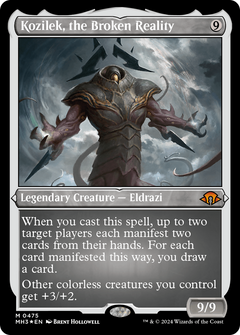 Kozilek, the Broken Reality (Foil Etched) [Modern Horizons 3]-1
