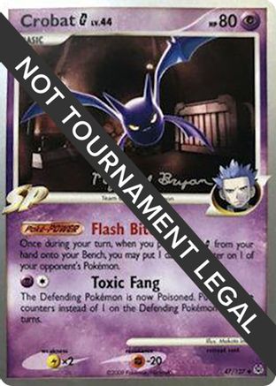 Crobat G LV.44 (47/127) (Happy Luck - Mychael Bryan) [World Championships 2010]-1