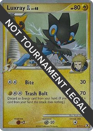 Luxray GL LV.48 (9/111) (Happy Luck - Mychael Bryan) [World Championships 2010]-1