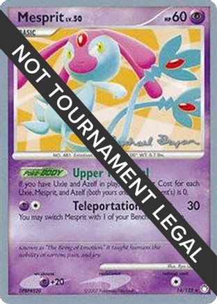 Mesprit LV.30 (14/123) (Happy Luck - Mychael Bryan) [World Championships 2010]-1
