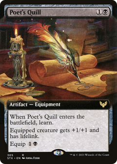 Poet's Quill (Extended Art) [Strixhaven: School of Mages]-1