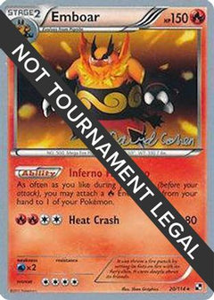 Emboar (20/114) (Twinboar - David Cohen) [World Championships 2011]-1