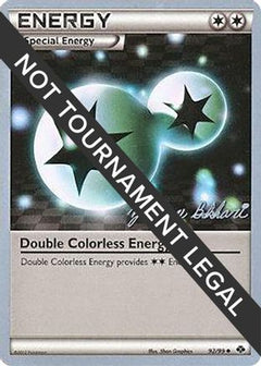 Double Colorless Energy (92/99) (CMT - Zachary Bokhari) [World Championships 2012]-1