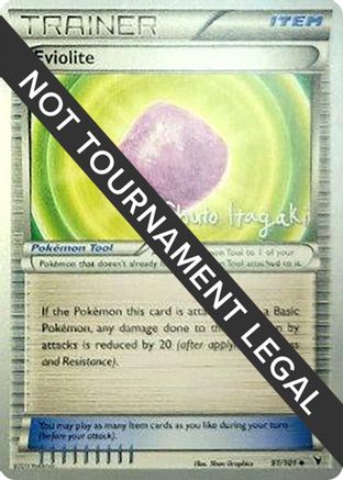 Eviolite (91/101) (Terraki-Mewtwo - Shuto Itagaki) [World Championships 2012]-1