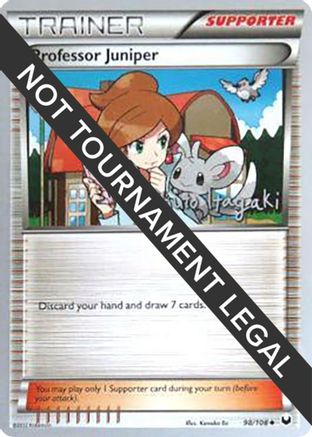 Professor Juniper (98/108) (Terraki-Mewtwo - Shuto Itagaki) [World Championships 2012]-1