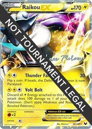 Raikou EX (38/108) (Eeltwo - Chase Moloney) [World Championships 2012]-1