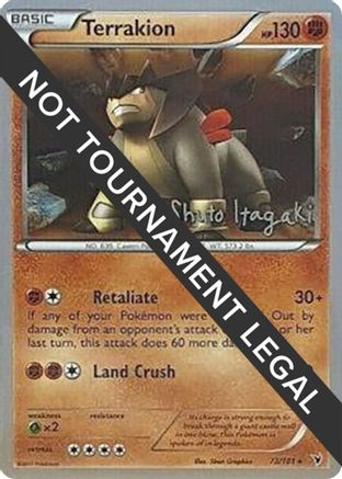 Terrakion (73/101) (Terraki-Mewtwo - Shuto Itagaki) [World Championships 2012]-1
