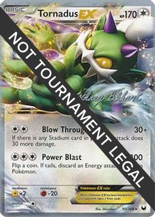 Tornadus EX (90/108) (CMT - Zachary Bokhari) [World Championships 2012]-1