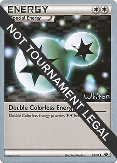 Double Colorless Energy (92/99) (American Gothic - Ian Whiton) [World Championships 2013]-1