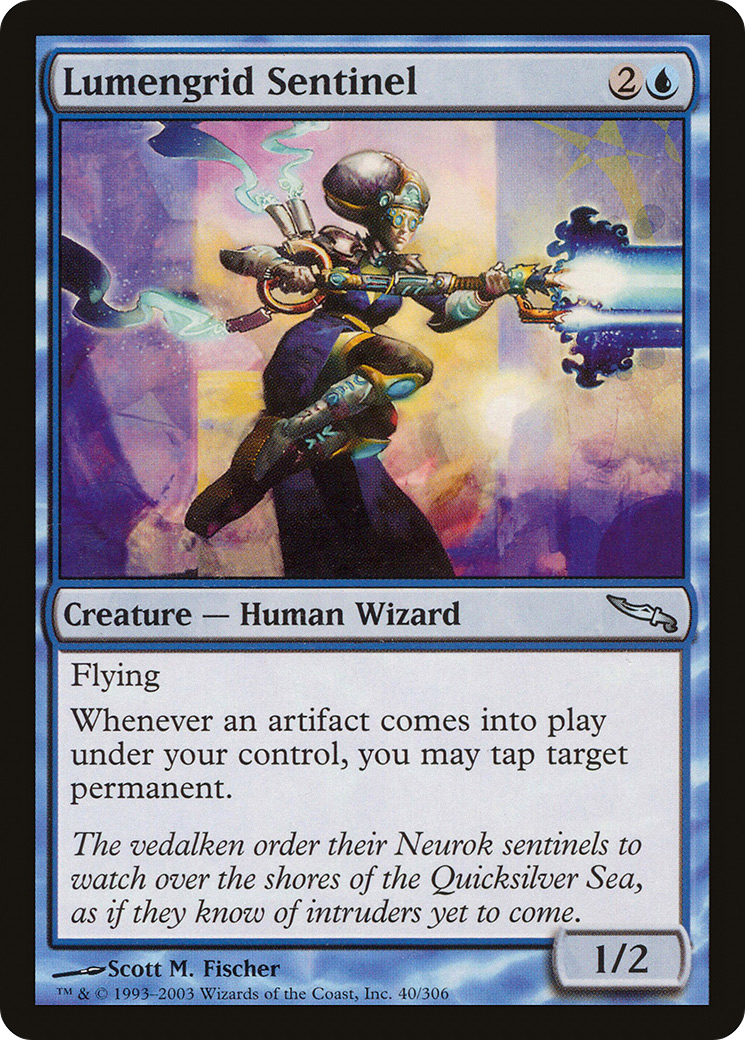 Lumengrid Sentinel [Mirrodin]-1