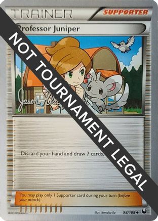Professor Juniper (98/108) (Darkrai Deck - Jason Klaczynski) [World Championships 2013]-1