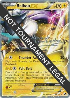 Raikou EX (38/108) (Anguille Sous Roche - Clement Lamberton) [World Championships 2013]-1