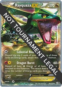 Rayquaza EX (85/124) (Anguille Sous Roche - Clement Lamberton) [World Championships 2013]-1