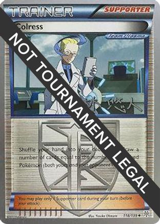 Colress (118/135) (Plasma Power - Haruto Kobayashi) [World Championships 2014]-1