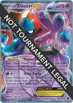 Deoxys EX (53/116) (Plasma Power - Haruto Kobayashi) [World Championships 2014]-1