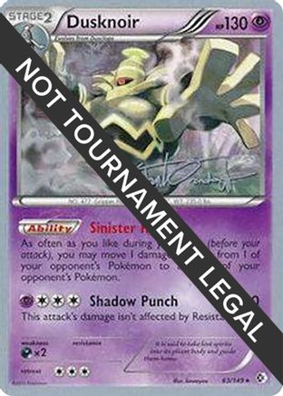 Dusknoir (63/149) (Trevgor - Trent Orndorff) [World Championships 2014]-1
