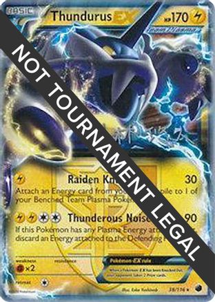 Thundurus EX (38/116) (Plasma Power - Haruto Kobayashi) [World Championships 2014]-1
