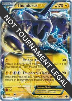 Thundurus EX (38/116) (Plasma Power - Haruto Kobayashi) [World Championships 2014]-1
