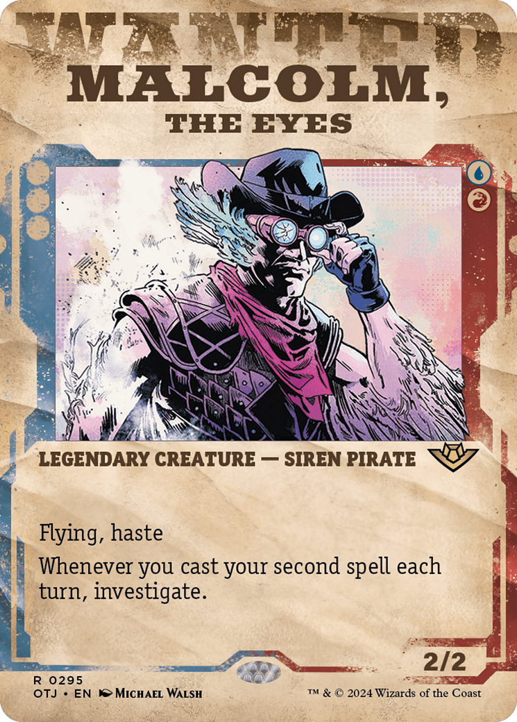 Malcolm, the Eyes (Showcase) [Outlaws of Thunder Junction]-1