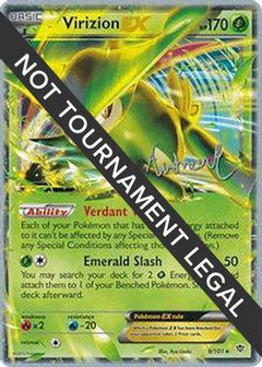 Virizion EX (9/101) (Emerald King - Andrew Estrada) [World Championships 2014]-1