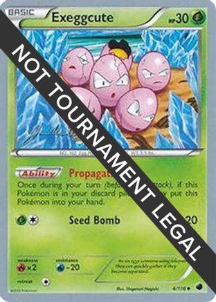 Exeggcute (4/116) (HonorStoise - Jacob Van Wagner) [World Championships 2015]-1