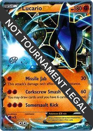 Lucario EX (54/111) (The Flying Hammer - Rowan Stavenow) [World Championships 2015]-1