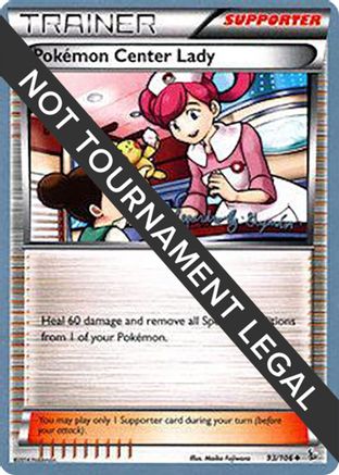 Pokemon Center Lady (93/106) (Primal Groudon - Alejandro Ng-Guzman) [World Championships 2015]-1