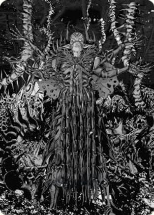Nissa, Ascended Animist Art Card (ASONE-074) - Art Series: Phyrexia: All Will Be One-1