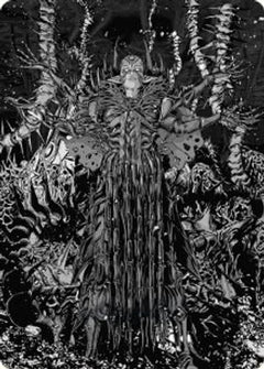 Nissa, Ascended Animist Art Card (ASONE-074) - Art Series: Phyrexia: All Will Be One-1