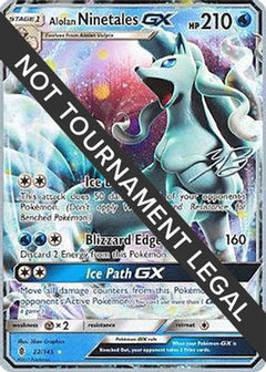 Alolan Ninetales GX (22/145) (Ice Path FTW - Zachary Bokhari) [World Championships 2017]-1
