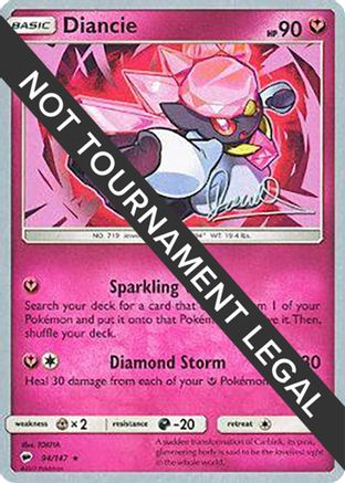 Diancie (94/147) (Infinite Force - Diego Cassiraga) [World Championships 2017]-1