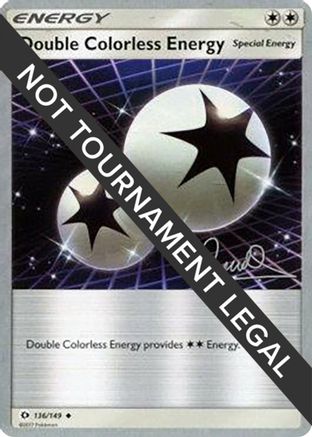 Double Colorless Energy (136/149) (Infinite Force - Diego Cassiraga) [World Championships 2017]-1