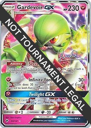 Gardevoir GX (93/147) (Infinite Force - Diego Cassiraga) [World Championships 2017]-1