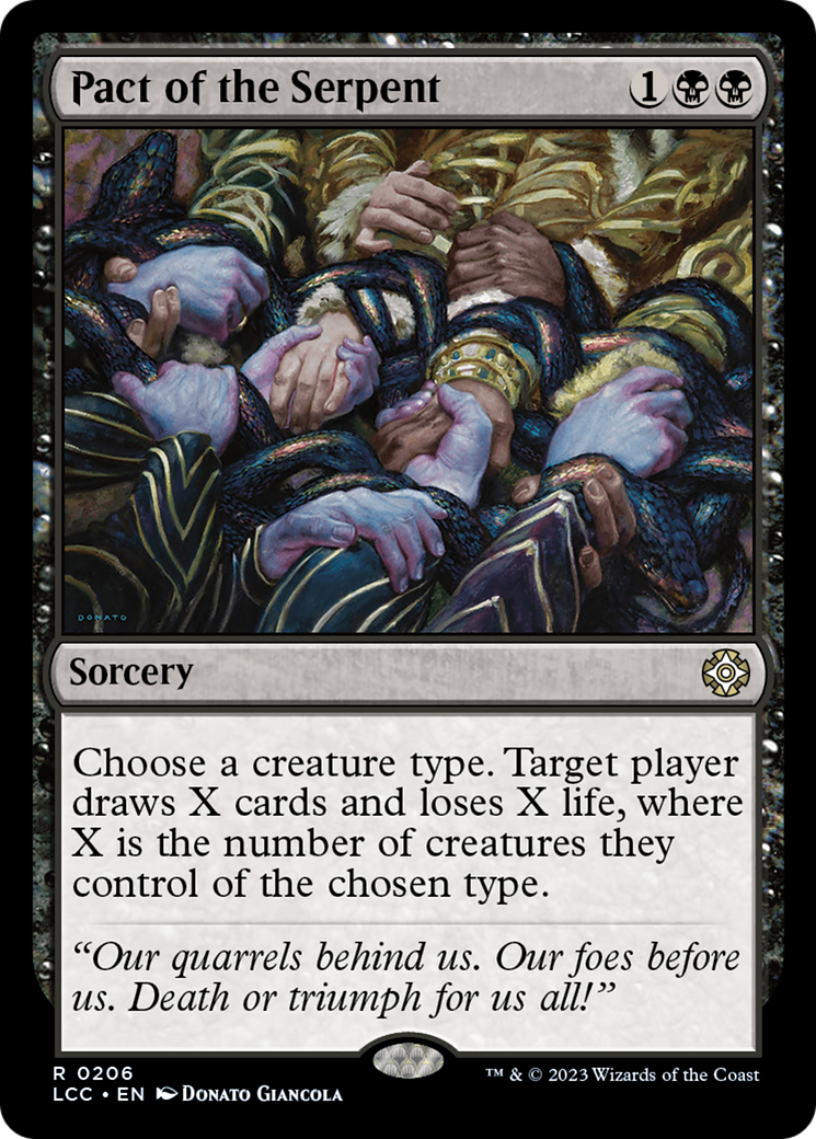 Pact of the Serpent [The Lost Caverns of Ixalan Commander]-1