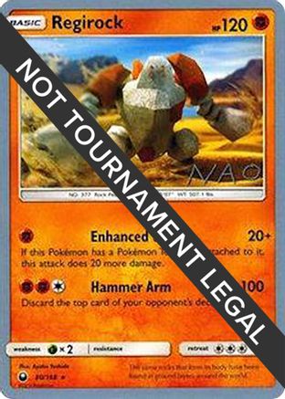Regirock (80/168) (Buzzroc - Naohito Inoue) [World Championships 2018]-1